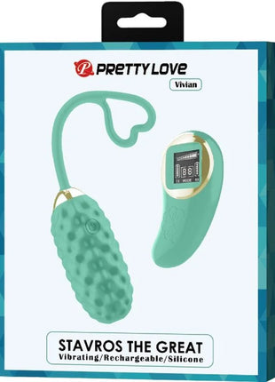 PRETTY LOVE - VIVIAN GREEN VIBRIERENDES EI MIT FERNBEDIENUNG - Vibrierendes Ei