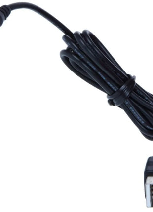Schwarzes usb-zu-dc stromadapterkabel mit standard usb-a anschluss für pretty love wade massager 12 funktionen