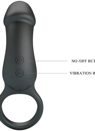 PRETTY LOVE - WARREN BLACK ANALRING & VIBRATOR