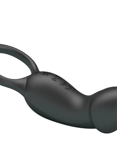 PRETTY LOVE - WARREN BLACK ANALRING & VIBRATOR