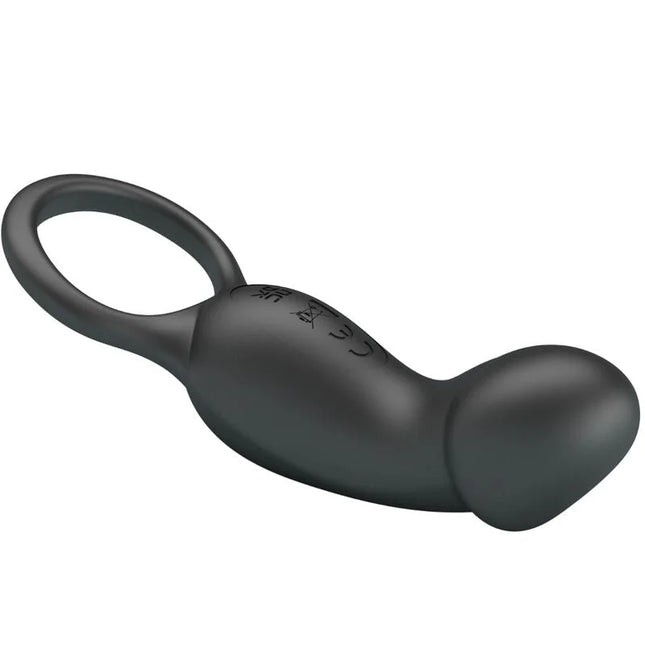 PRETTY LOVE - WARREN BLACK ANALRING & VIBRATOR