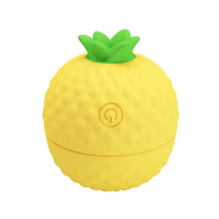 Präzise stimulation mit dem pretty love wiederaufladbaren gelben silikon klitoralstimulator in ananas form