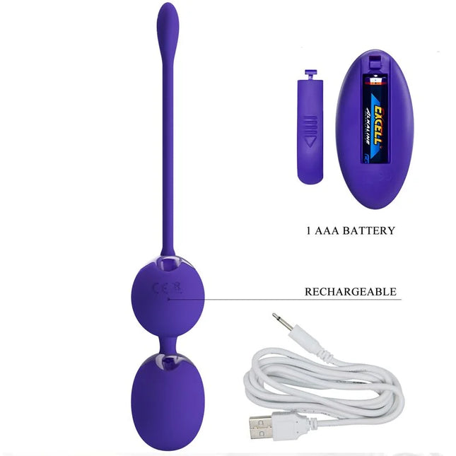 PRETTY LOVE - WILLIE YOUTH FERNBEDIENUNGSBLLE & VIOLETTE VIBRATION - Vibrierende Kugeln