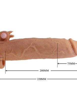 PRETTY LOVE - XERXES PENISHÜLLE MIT KLITORALSTIMULATOR UND VIBRATION