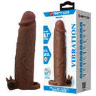 Pretty love xerxes vibrierender penis simulator 22 cm braun mit vibrierender penis sleeve funktion
