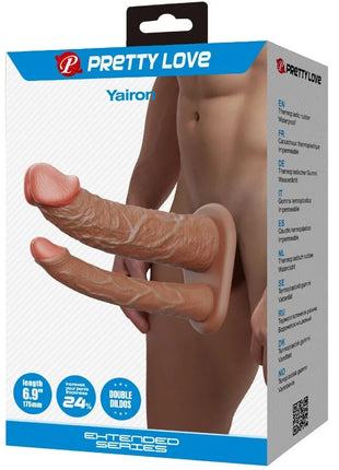 PRETTY LOVE - YAIRON DOPPELTE PENISHÜLLE - 4 CM VERLÄNGERUNG - Doppeldildo