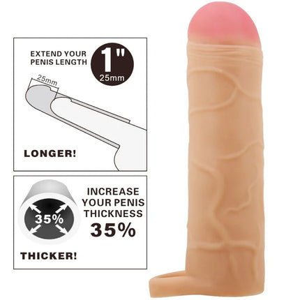 PrettyLove - Ballen-Verlängerungs-Stimulationshülle - Penishüllen mit Verlängerung
