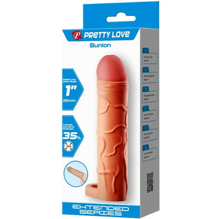 PrettyLove - Ballen-Verlängerungs-Stimulationshülle - Penishüllen mit Verlängerung