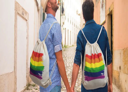 PRIDE - BAUMWOLL-RUCKSACK MIT LGBT-FLAGGE