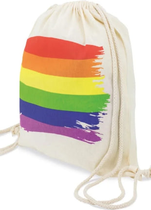 PRIDE - BAUMWOLL-RUCKSACK MIT LGBT-FLAGGE