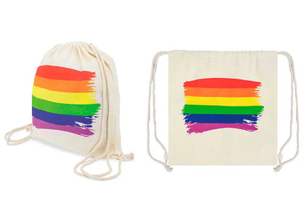 PRIDE - BAUMWOLL-RUCKSACK MIT LGBT-FLAGGE