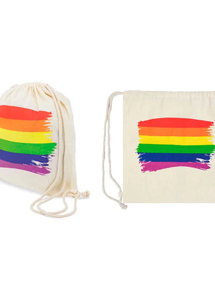 PRIDE - BAUMWOLL-RUCKSACK MIT LGBT-FLAGGE