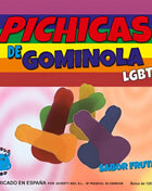 Bunte rainbow-gestreifte gummibrüchen penis früchte in verschiedenen formen für pride lgbt fans