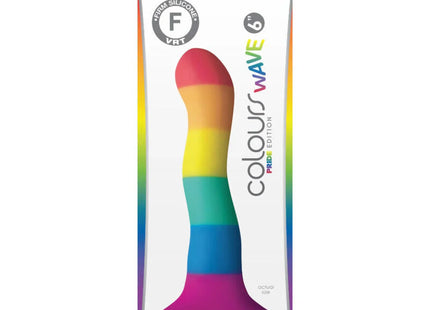 PRIDE - LGBT FLAGGE DILDO WELLE 17 CM