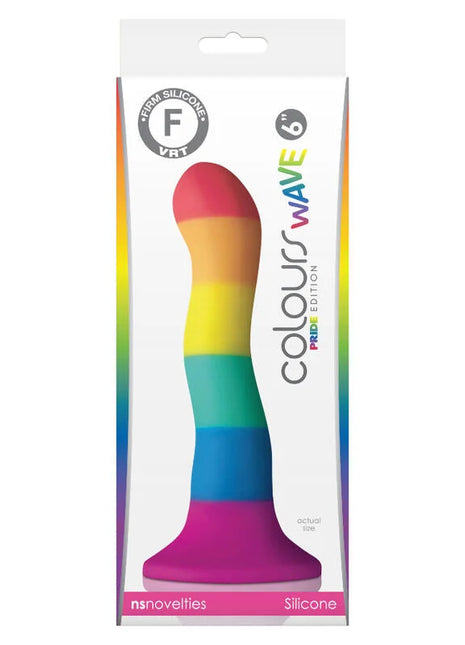 PRIDE - LGBT FLAGGE DILDO WELLE 17 CM