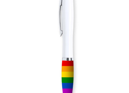 PRIDE - LGBT-FLAGGE WEISSE KUGELSCHREIBER