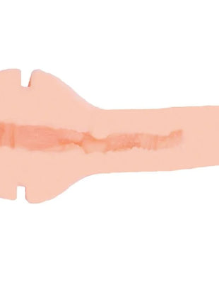 Pink silikon handförmiger privater mastubator heisse bombshell to go mit strukturierter oberfläche und ausstanzungen
