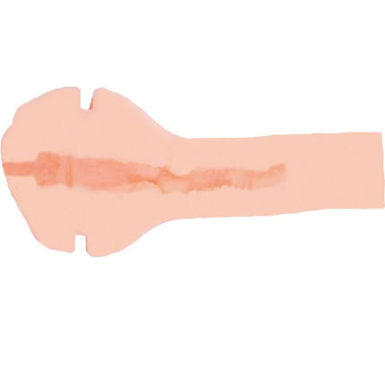 Pink silikon handförmiger privater mastubator heisse bombshell to go mit strukturierter oberfläche und ausstanzungen