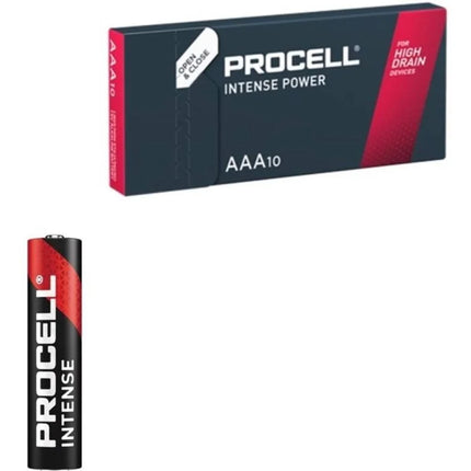 PROCELL - INTENSIVE POWER ALKALINE LR03 AAA 1,5V BOX*10 - Alkali-Batterien
