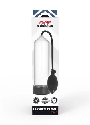 PUMP ADDICTED - RX3 TRANSPARENT - Penispumpe