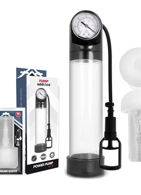 PUMP ADDICTED - RX9 TRANSPARENT MIT MASTURBATOR