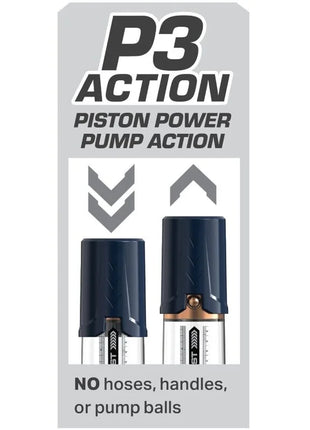 PUMP WORX - MAX BOOST BLAU - Penispumpe