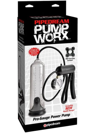 PUMP WORX - PRO-GAUGE KRAFTPUMPE TRANSPARENT - Penispumpe