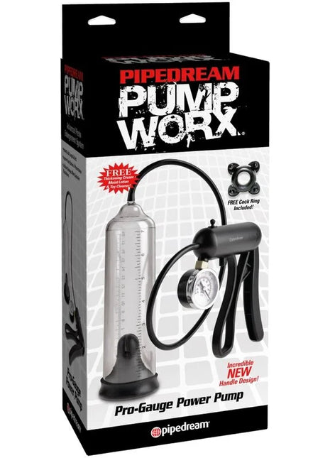 PUMP WORX - PRO-GAUGE KRAFTPUMPE TRANSPARENT - Penispumpe