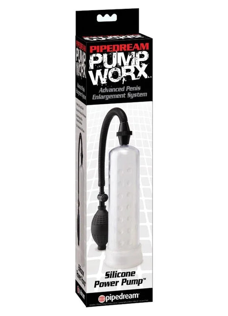 PUMP WORX - SILICONE POWER PUMP CLEAR - Penispumpe
