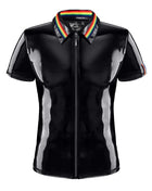 PVC Herren Polo Shirt RMRemigioRBW schwarz von Pride Festih Line - S / Black - Herren-Shirt