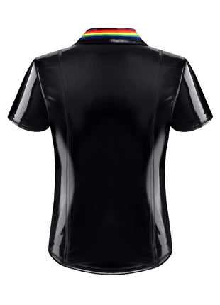 PVC Herren Polo Shirt RMRemigioRBW schwarz von Pride Festih Line - Herren-Shirt