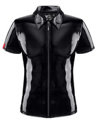 PVC Herren Polo Shirt RMRoccoPVC schwarz von nextGEN Collection - S / Black - Herren-Shirt