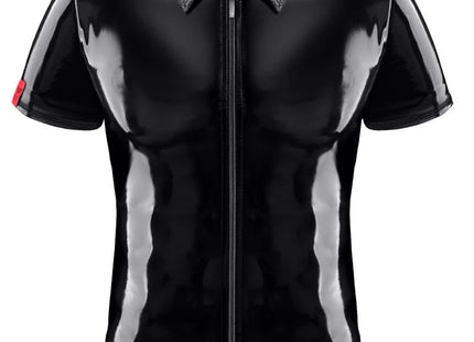 PVC Herren Polo Shirt RMRoccoPVC schwarz von nextGEN Collection - S / Black - Herren-Shirt