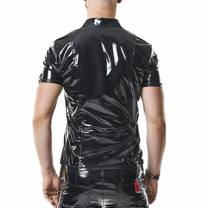 PVC Herren Polo Shirt RMRoccoPVC schwarz von nextGEN Collection - Herren-Shirt