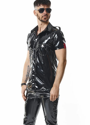 PVC Herren T-Shirt RMLeonardoPVC schwarz nextGEN Collection - Herren-Shirt