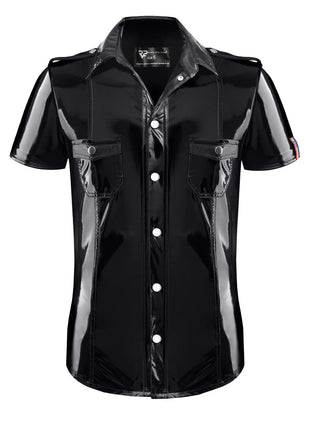 PVC Herren T-Shirt RMLuigiRBW schwarz von Pride Festih Line - S / Black - Herren-Shirt