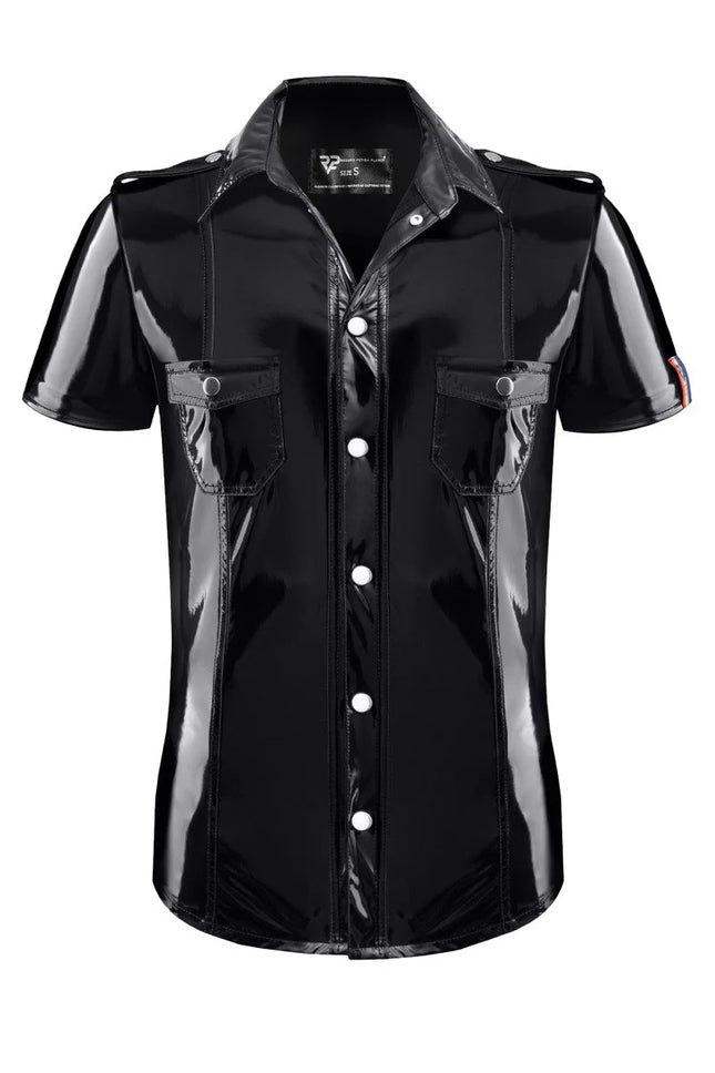 PVC Herren T-Shirt RMLuigiRBW schwarz von Pride Festih Line - S / Black - Herren-Shirt