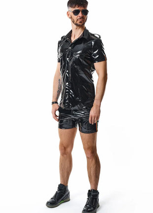 PVC Herren T-Shirt RMLuigiRBW schwarz von Pride Festih Line - Herren-Shirt