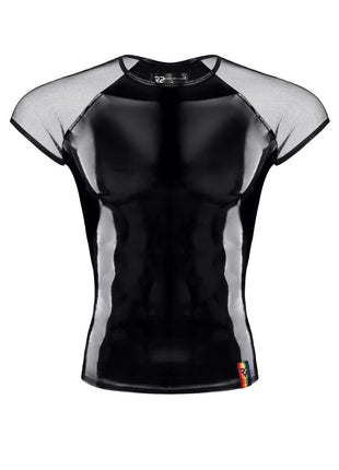 PVC Herren T-Shirt RMSandroRBW schwarz von Pride Festih Line - S / Black - Herren-Shirt