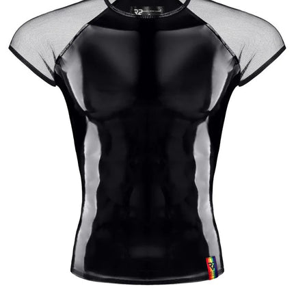 PVC Herren T-Shirt RMSandroRBW schwarz von Pride Festih Line - S / Black - Herren-Shirt