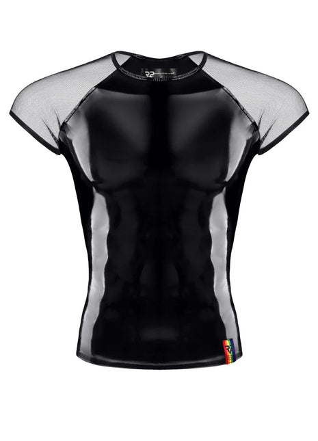 PVC Herren T-Shirt RMSandroRBW schwarz von Pride Festih Line - S / Black - Herren-Shirt