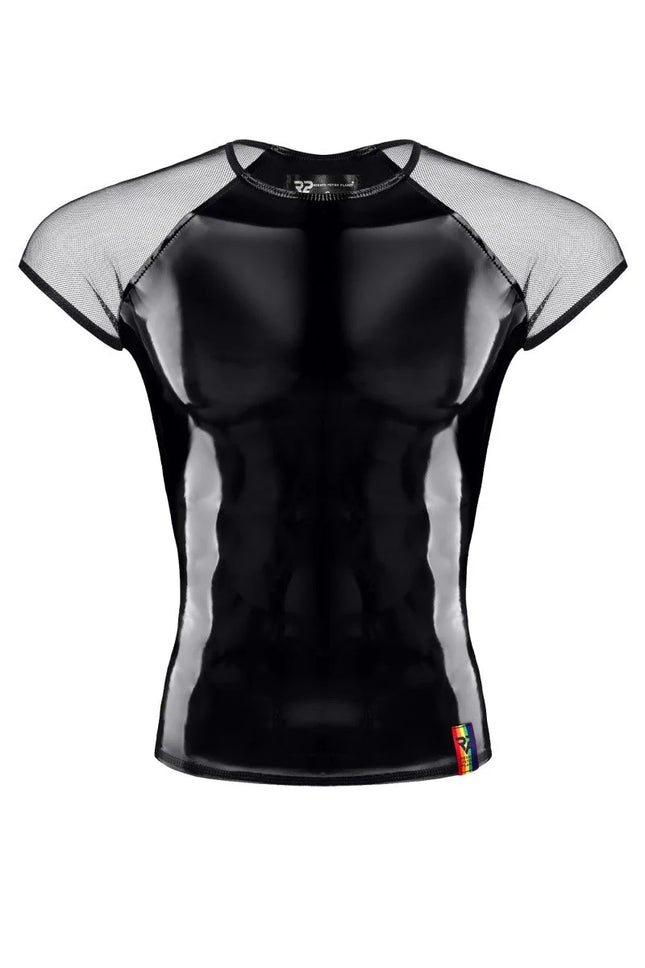 PVC Herren T-Shirt RMSandroRBW schwarz von Pride Festih Line - S / Black - Herren-Shirt