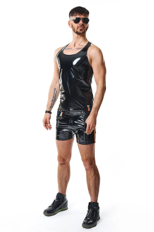 PVC Herren Tank Top RMFilippoRBW schwarz von Pride Festih Line - Herren-Shirt