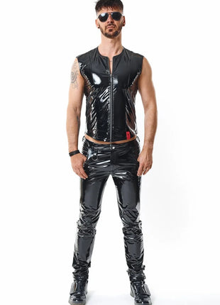 PVC Herren Weste RMOtelloPVC schwarz von nextGEN Collection - Herren-Weste