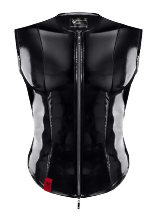 PVC Herren Weste RMOtelloPVC schwarz von nextGEN Collection - S / Black - Herren-Weste