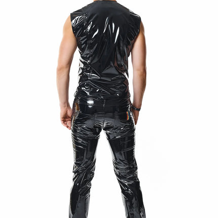 PVC Herren Weste RMTaddeoRBW schwarz von Pride Festih Line - Herren-Weste
