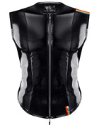 PVC Herren Weste RMTaddeoRBW schwarz von Pride Festih Line - S / Black - Herren-Weste