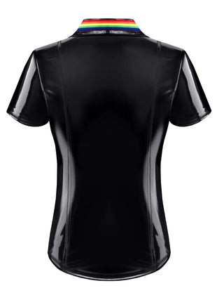 PVC Polo Shirt RMRaffaeleRBW schwarz von Pride Festih Line - Herren-Shirt