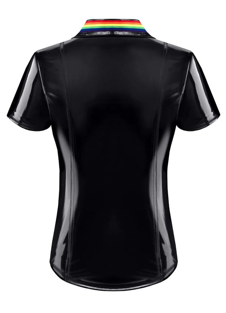 PVC Polo Shirt RMRaffaeleRBW schwarz von Pride Festih Line - Herren-Shirt