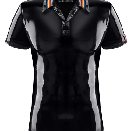 PVC Polo Shirt RMRaffaeleRBW schwarz von Pride Festih Line - S / Black - Herren-Shirt